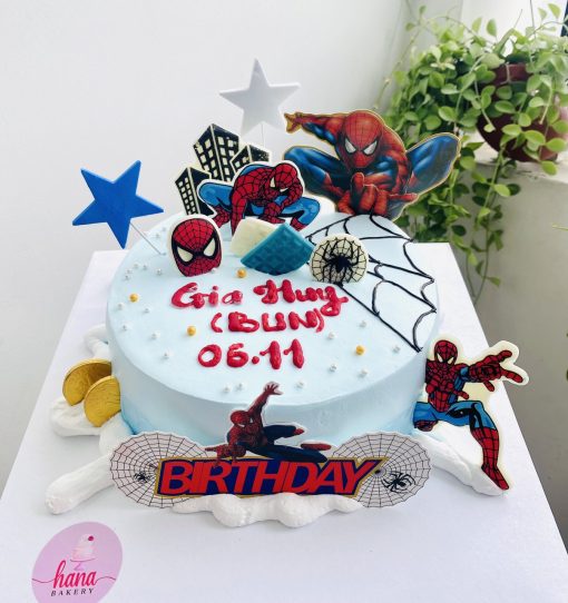Bánh sinh nhật trang trí Spiderman Người Nhện CO-1740 - Cake Ocean