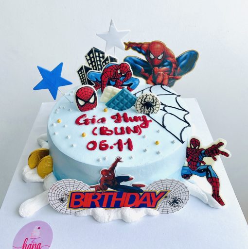 CHẤT NGẤT NGÂY trong mẫu bánh sinh nhật hình siêu nhân cho bé