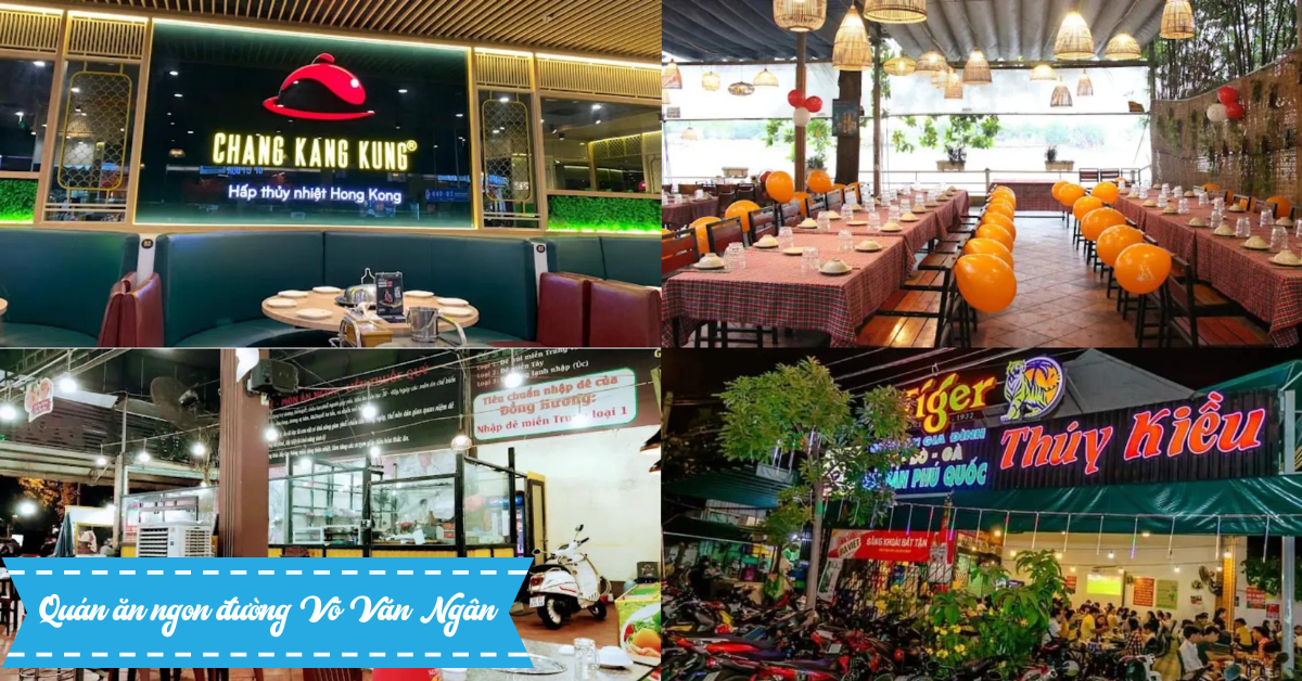 Nhiều quán ăn ngon - ẩm thực phong phú trên đường Võ Văn Ngân