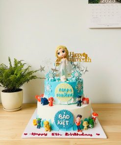 Bánh kem tầng cho bé trai và bé gái