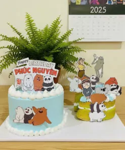 Banhkemphimhoathinhwebarebearsvabanhsotuoichobetraimauxanh